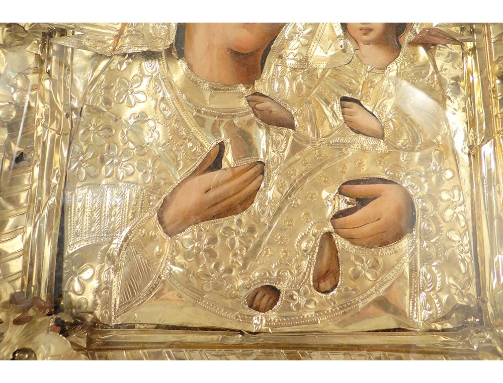 Pendentif Vierge De Kazan - Icône Orthodoxe En Bijou - Réf 8327 J38 - Neuf Sans Emballage