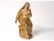 Small gilt wood sculpture Virgin pain Mater Dolorosa Italy XVIII