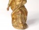 Small gilt wood sculpture Virgin pain Mater Dolorosa Italy XVIII