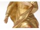 Small gilt wood sculpture Virgin pain Mater Dolorosa Italy XVIII