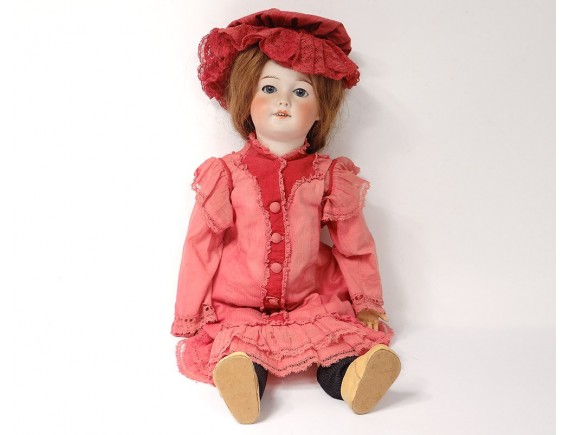 ANCIENNE POUPEE SFBJ 43 CM + vêtements - Collection