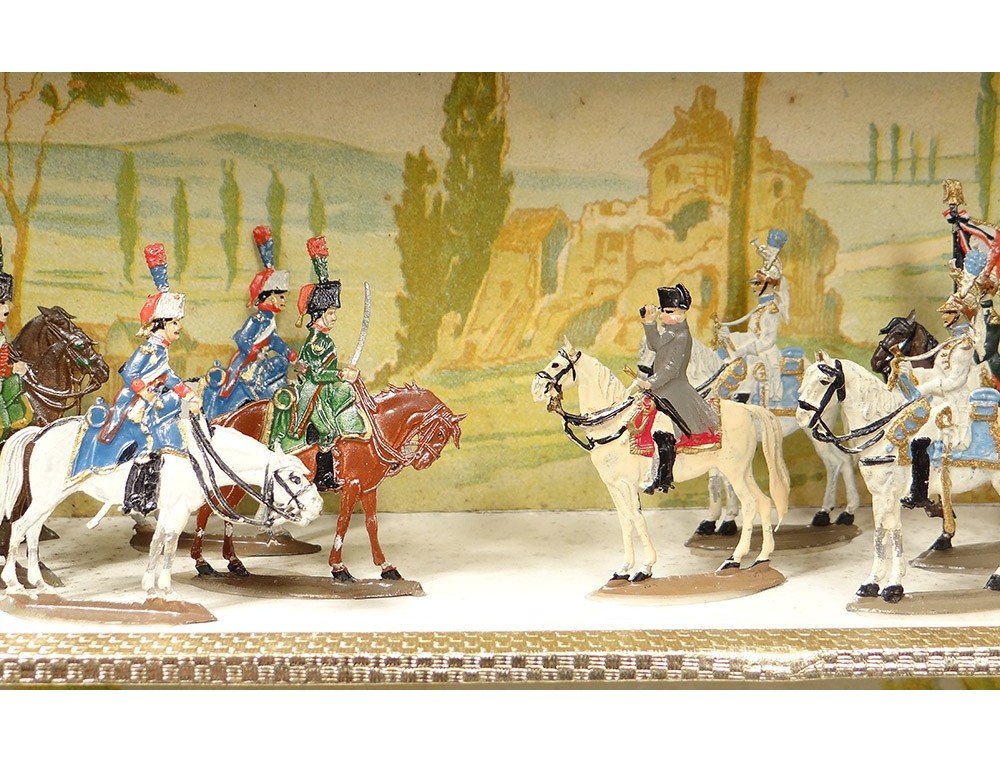 SOLDAT DE PLOMB DU 1ER EMPIRE OFFICIER D'ARTILLERIE (Marque ALMIRALL
