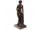 Large sculpture bronze woman Bather Nymph Falconet J. Graux 82cm Nineteenth