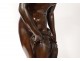 Large sculpture bronze woman Bather Nymph Falconet J. Graux 82cm Nineteenth