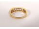 Ring solid gold 18 carats Balmain Paris amethysts gold ring 4,12gr twentieth