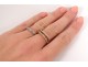 Ring solid gold 18 carats Balmain Paris amethysts gold ring 4,12gr twentieth