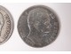 Lot 4 pieces silver 5frcs 1876-77 Napoleon III 1867 5 Lire Italy 1879 19th