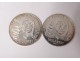 Lot 8 silver coins 100 francs Descartes Charlemagne Human Rights