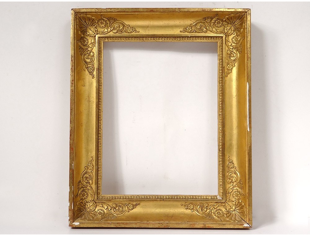 CADRE ANCIEN EN Bois Doré Style Louis XV D'époque XIX ÈME SIÈCLE EUR 50,00 - PicClick FR