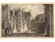 Engraving etching Octave of Rochebrune Palace Jacques Coeur Bourges nineteenth