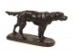 Sculpture bronze setter hunting hunt Eugene de Gaspary twentieth century