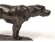 Sculpture bronze setter hunting hunt Eugene de Gaspary twentieth century