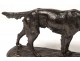 Sculpture bronze setter hunting hunt Eugene de Gaspary twentieth century