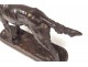 Sculpture bronze setter hunting hunt Eugene de Gaspary twentieth century