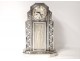 Art Deco clock Hettier &amp; Vincent silver bronze glass woman clock twentieth