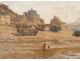 HST marine painting landscape Legue Saint-Brieuc Brittany Cotes-d&#39;Armor twentieth