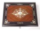 Sormani jewelery box set with rosewood ebony inlay flowers nineteenth