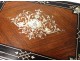 Sormani jewelery box set with rosewood ebony inlay flowers nineteenth