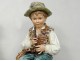 Majolica majolica sculptures Wilhelm Schiller children gypsies Austria 160cm