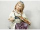 Majolica majolica sculptures Wilhelm Schiller children gypsies Austria 160cm