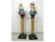 Majolica majolica sculptures Wilhelm Schiller children gypsies Austria 160cm