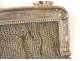 Evening handbag in silver, nineteenth