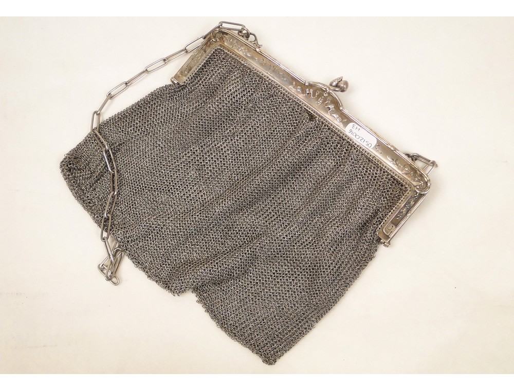 Sac De Bal XIXème Napoléon III à Restaurer - Métal Et Tissu - France