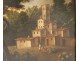 Great HST Italian School Country Landscape Village Figures XVIII