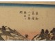 Japanese print Ukiyo-e Ichiryusai Hiroshige procession Tokyo Edo nineteenth