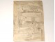 Drawing ink Karin Van leyden terrace Portugal Sintra Palacio Galvao 1931