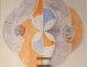 Watercolor project Ernst Van Leyden lithography Rotation I 1967 composition