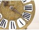Movement bronze parquet clock Weapons France portrait king Louis XV eighteenth