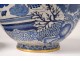 Large cut bronze cloisonné enamels white blue Ming Zhengde China XVI