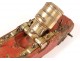 Mock-up mortar to the usual howitzer gun bronze lilies Louis XV 18th
