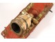 Mock-up mortar to the usual howitzer gun bronze lilies Louis XV 18th