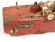 Mock-up mortar to the usual howitzer gun bronze lilies Louis XV 18th