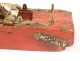 Mock-up mortar to the usual howitzer gun bronze lilies Louis XV 18th