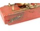 Mock-up mortar to the usual howitzer gun bronze lilies Louis XV 18th