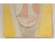 Color lithograph Ernst Van Leyden Abstract composition 1959 n ° III