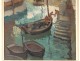 HSP painting Gabriel Vié docks fishing boats port Brittany Finistère twentieth