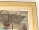 HSP painting Gabriel Vié docks fishing boats port Brittany Finistère twentieth