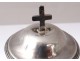 Ciboire ointment pot sick solid silver Old man cross 98gr nineteenth
