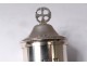 Oil bulb Holy infirm patients silver metal OI cross nineteenth century