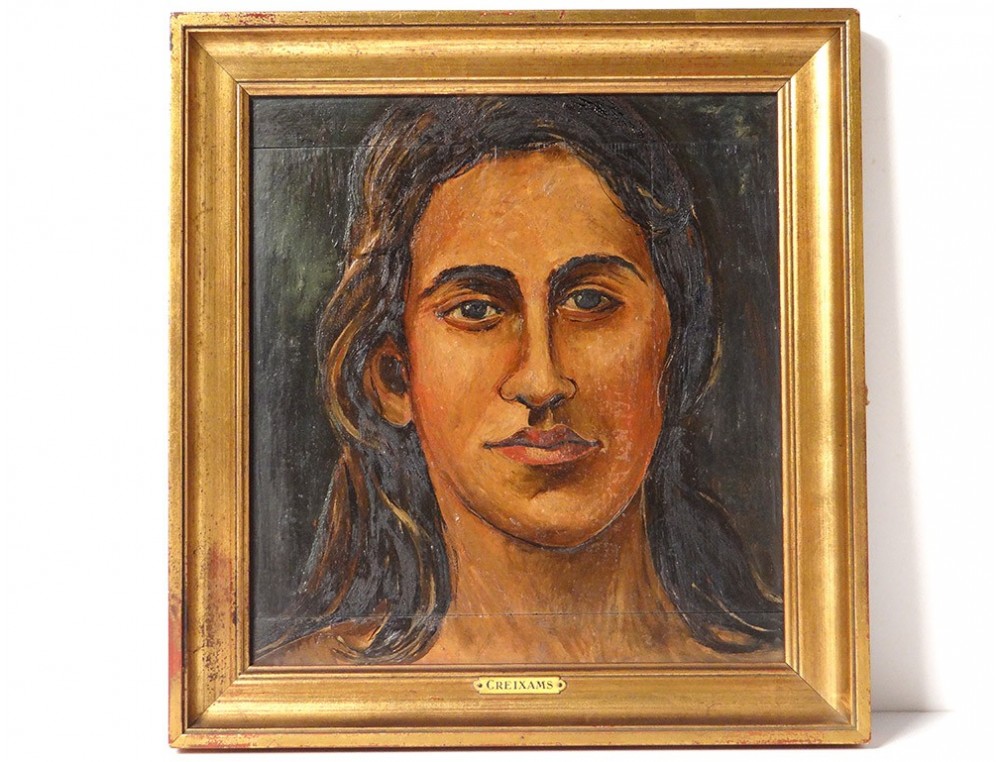 Hsp Pierre Creixams Portrait Jeune Femme Gitane Espagnole Ecole Paris Xxeme