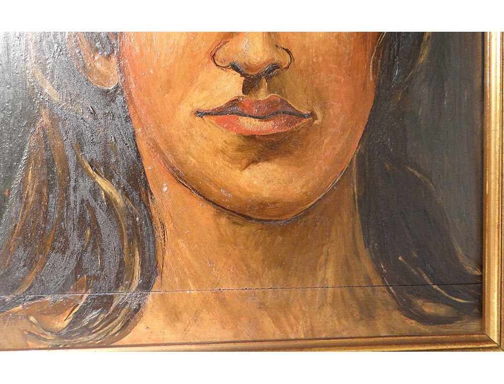 Hsp Pierre Creixams Portrait Jeune Femme Gitane Espagnole Ecole Paris Xxeme