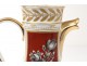 Porcelain coffee pot Paris gilding Napoleon III nineteenth century