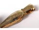 11 teaspoons clamp silver sugar vermeil Minerva box NapIII nineteenth