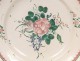 Earthenware dish of Strasbourg, Hannong, eighteenth