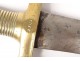 Sword sword of bronze infantry Jean Toulon Louis Philippe Napoleon III nineteenth