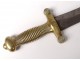 Sword sword of bronze infantry Jean Toulon Louis Philippe Napoleon III nineteenth